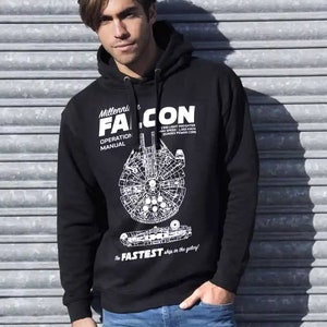 Millennium Falcon Hoodie : Operations Manual Star Wars Hoodie