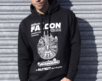 Millennium Falcon Hoodie : Operations Manual Star Wars Hoodie