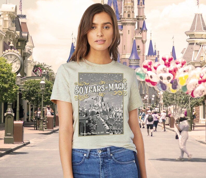 Disney 50th Anniversary Shirt Magic Kingdom image 3