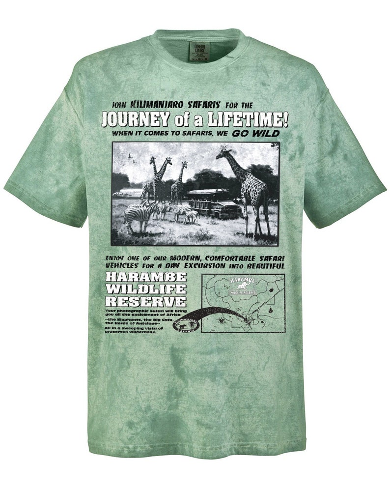Animal Kingdom Kilimanjaro Safari Shirt Comfort Colors image 2