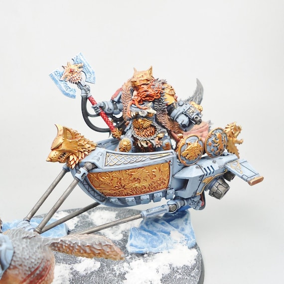 Space Wolves - Logan Grimnar on Stormrider - Warhammer 40k - Space