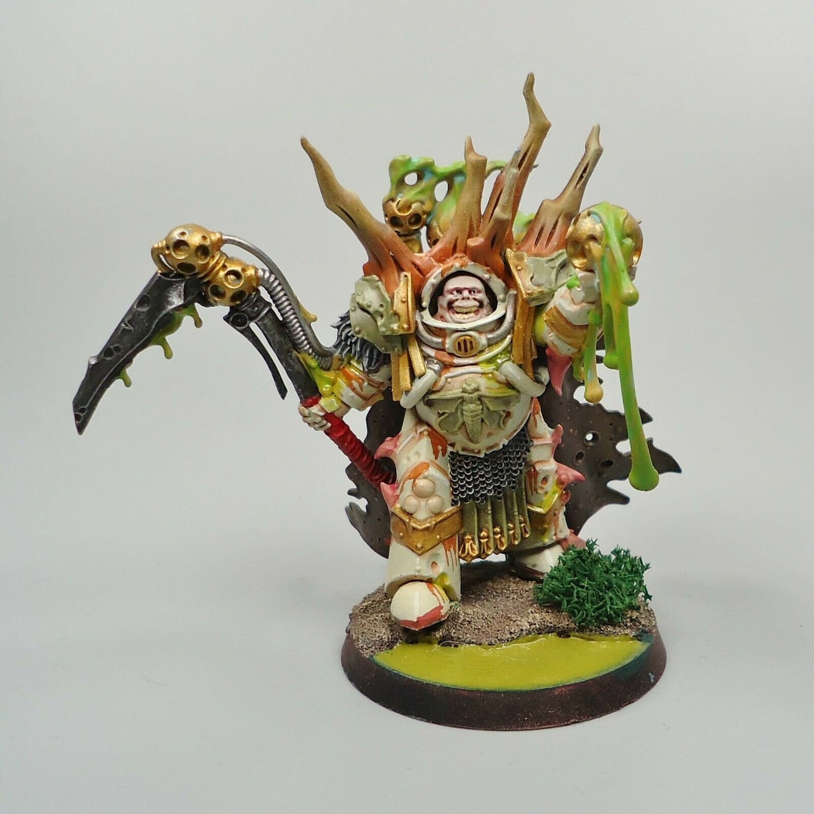 Warhammer 40k Army Death Guard Lord Felthius Painted Etsy