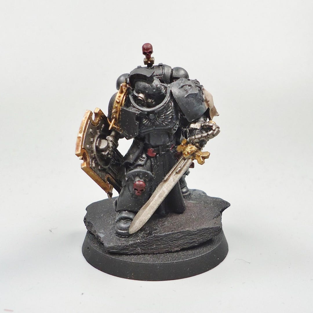 Warhammer 40k Army Space Marines Black Templars Character Partly ...