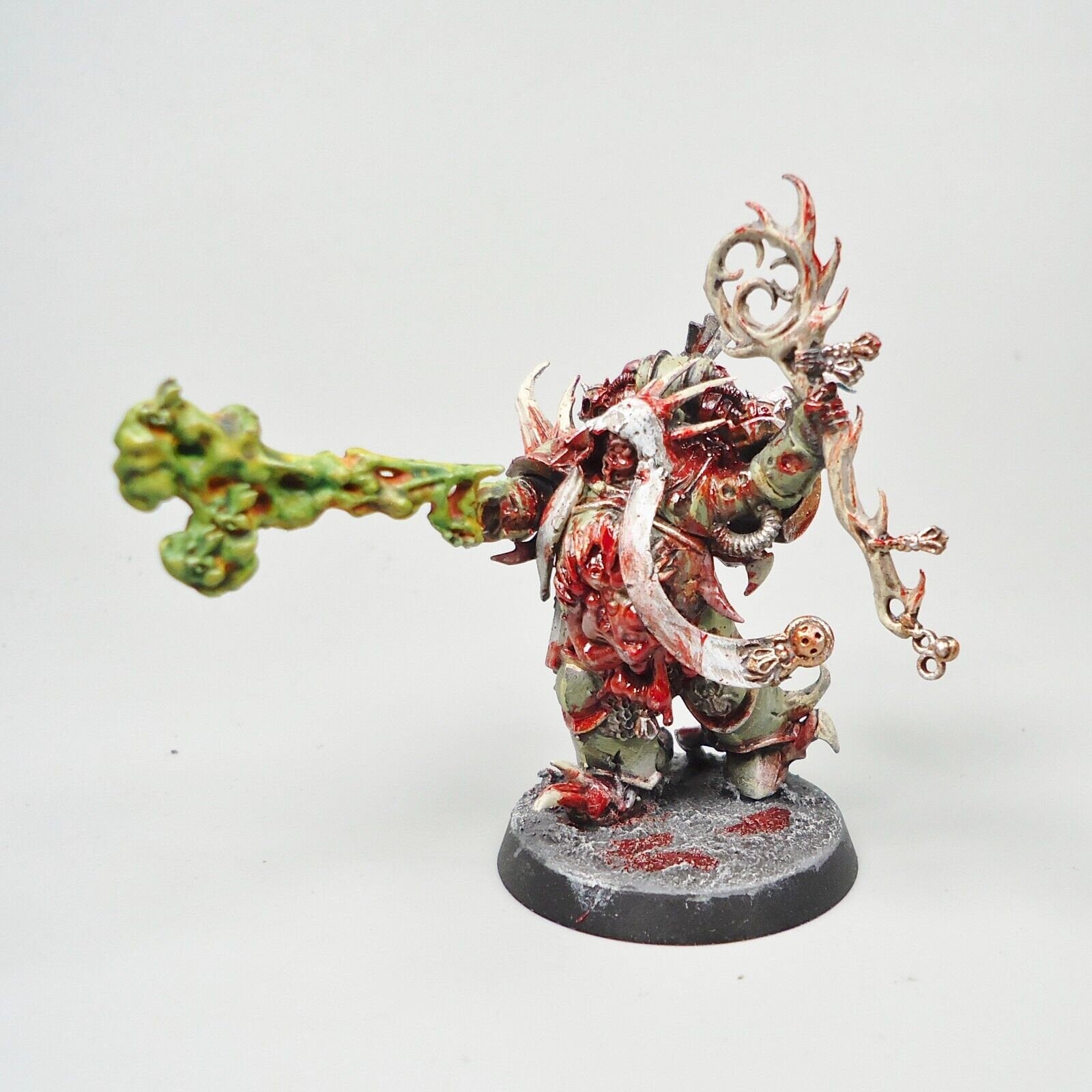Death Guard Malignant Plaguecaster Painted - Warhammer 40k