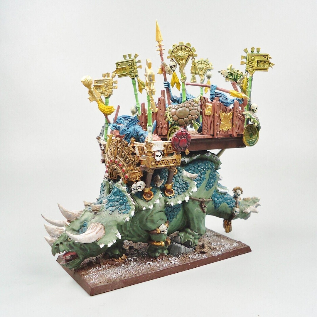 Lizardmen Seraphon Stegadon Painted - Warhammer Fantasy Age