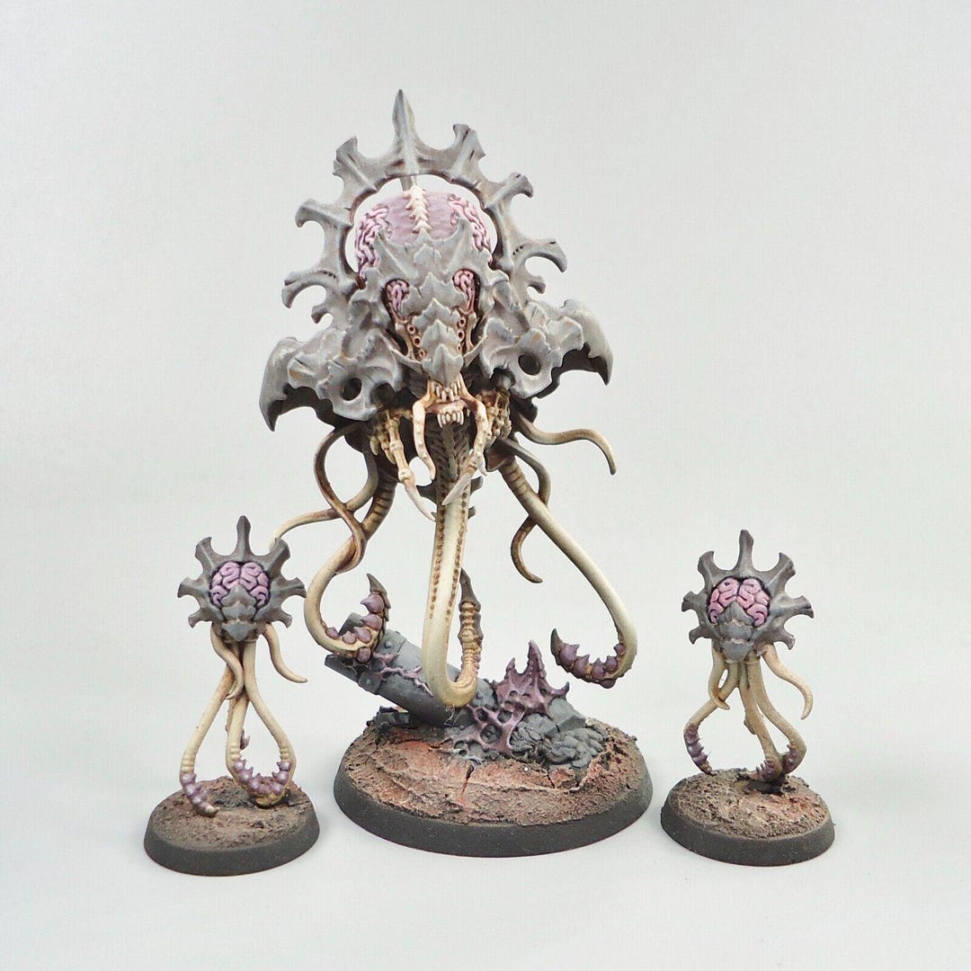 Neurotyrant Warhammer 40k Tyranids Neurotyrant Painted and Based - Etsy