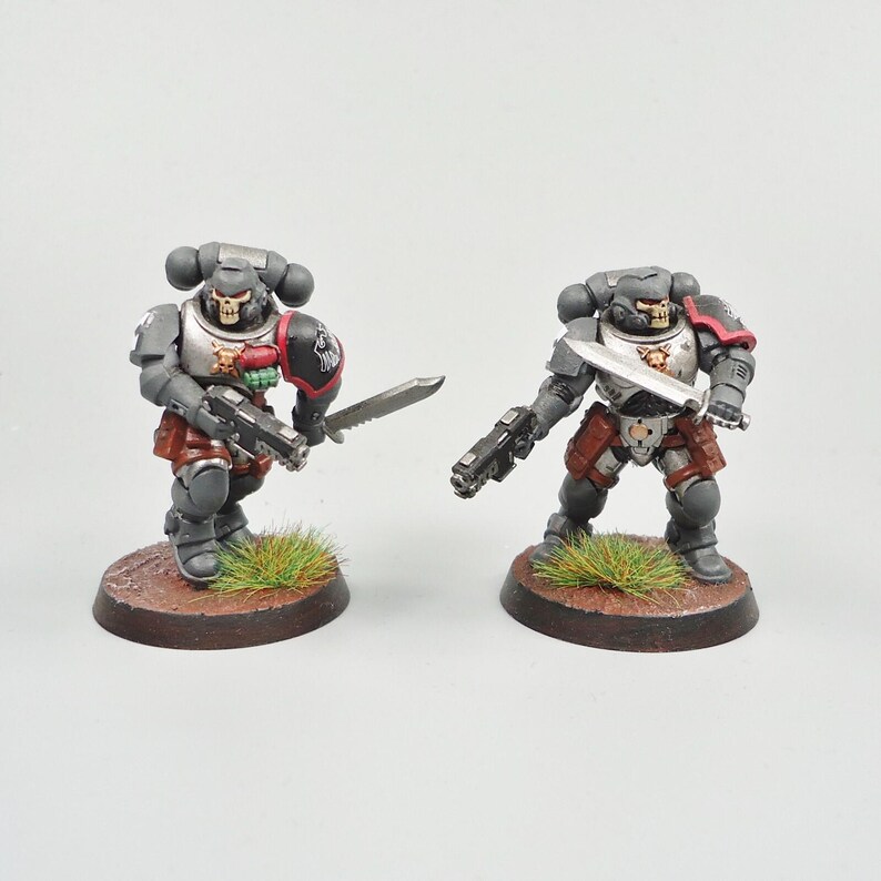 Raven Guard Rievers Space Marines Raven Guard Primaris Reivers X5 Painted - Warhammer 40k ...