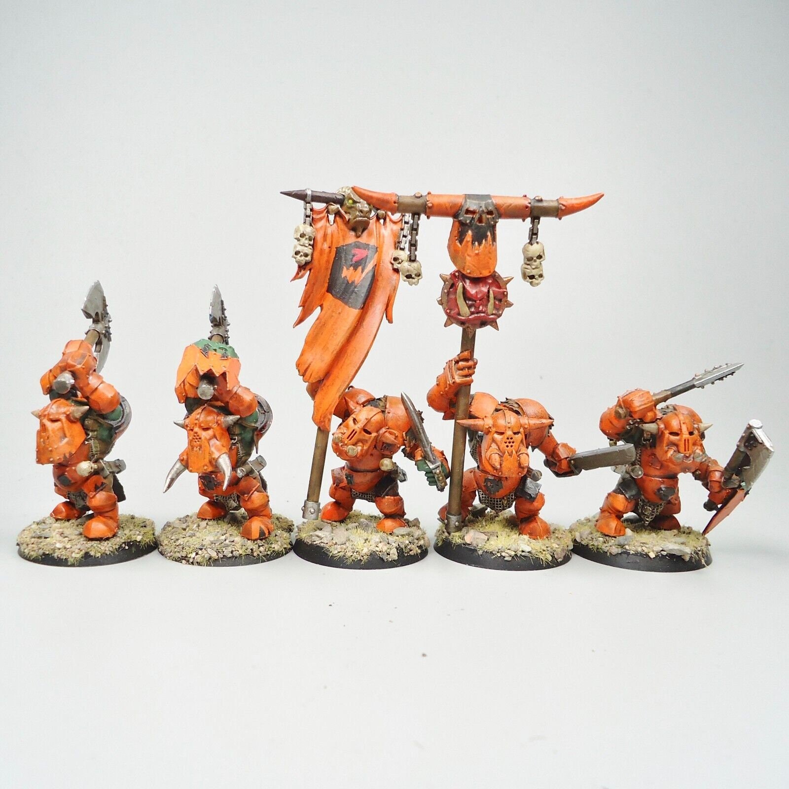 Warhammer Fantasy Age of Sigmar Army Orruk Ironjawz Ardboyz Etsy