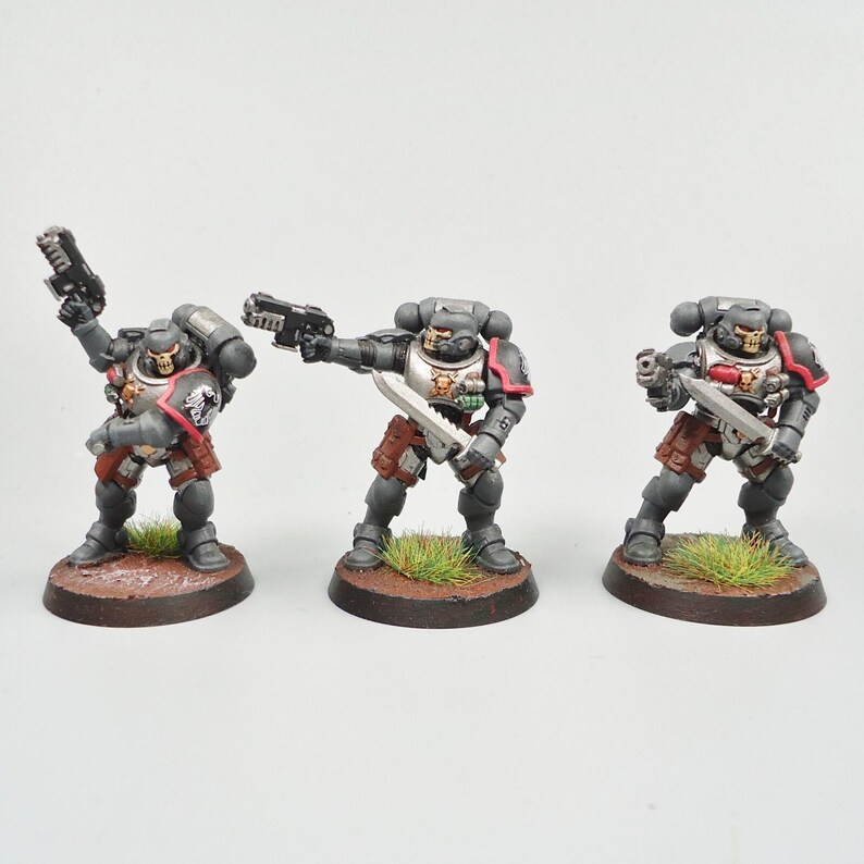 Raven Guard Rievers Space Marines Raven Guard Primaris Reivers X5 Painted - Warhammer 40k ...