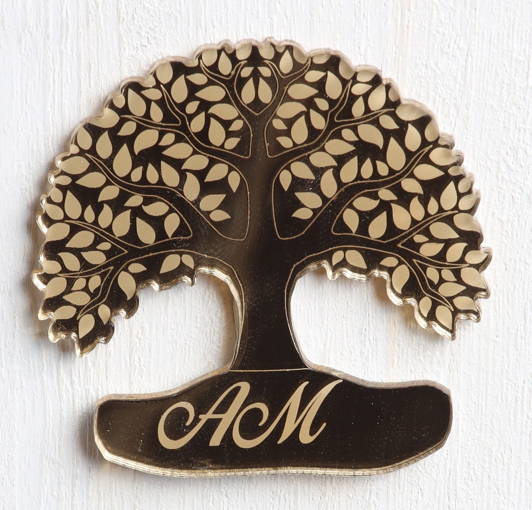 Personalized Tree of Life in Plexiglass With Laser Cut Name for ...