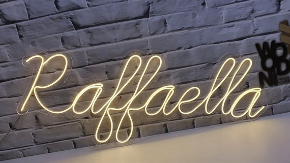 Personalized Led Writing, Led Neon, Led Sign, Personalized Led Length 60 Cm,  up to 7 Letters 