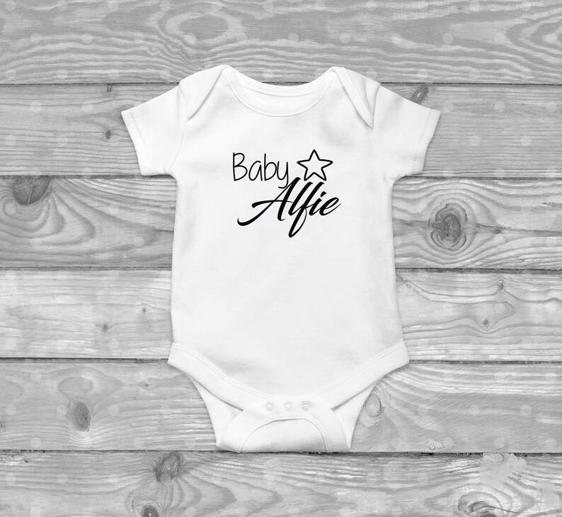 personalised premature baby clothes