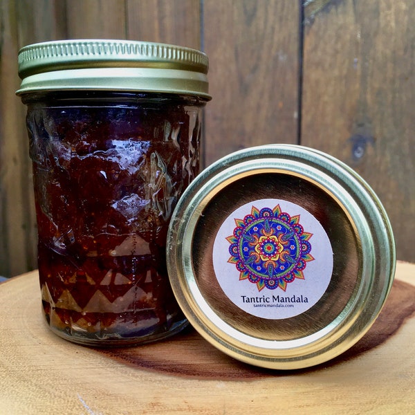 Healthy Rosemary Vanilla Fig Jam 8oz, Raleigh, North Carolina, Whole-Food, Plant-Based Vegan