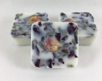 Rose and Lavender Cocoa Butter Bath Melt - a true indulgent and skin moisturizing bath experience