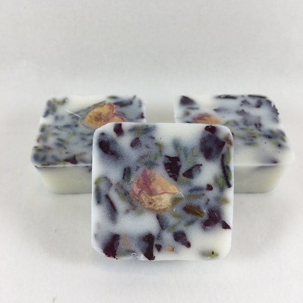 Rose and Lavender Cocoa Butter Bath Melt - a true indulgent and skin moisturizing bath experience