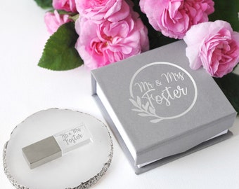 USB Box Hochzeitsfotografie USB Verpackung USB Case Crystal usb
