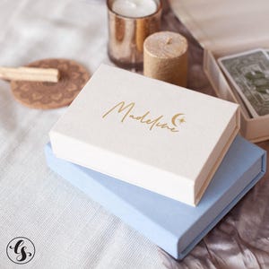 Samt Tarot Kartenbox, personalisiertes Tarot Geschenk, Tarot Kartenhalter