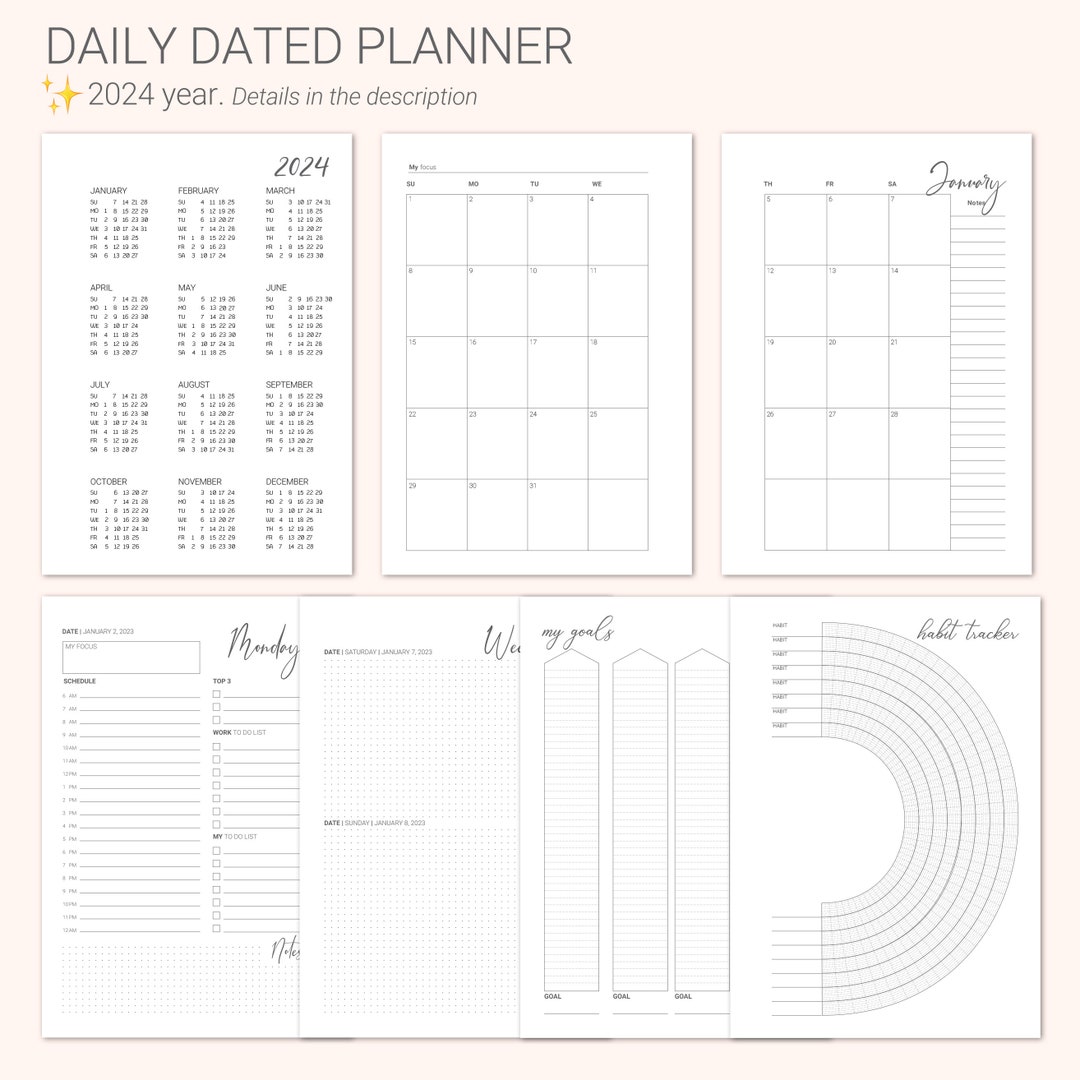 planner-refills-pages-a5-and-a6-planner-inserts-2024-daily-etsy