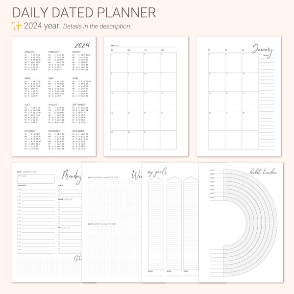 Planner Refill - Etsy