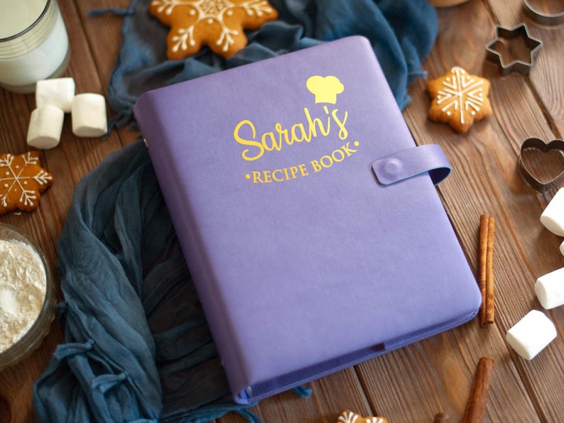 Personalized Cookbook Binder, Custom Recipe Journal, Godmother Gift. Mom Gifts From Daughter image 11
