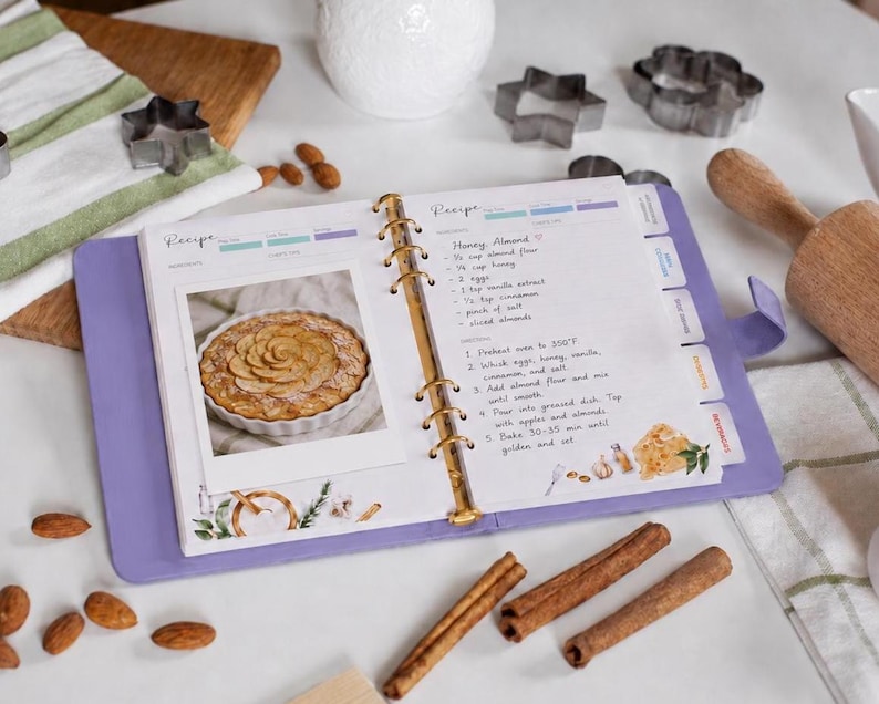 personal recipe book