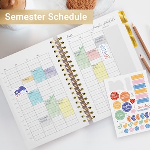 2025-2026 Study Planner Academic Planner for School, Nursing School, College or University. Teacher Planner Organaizer. ADHD Undated Planner