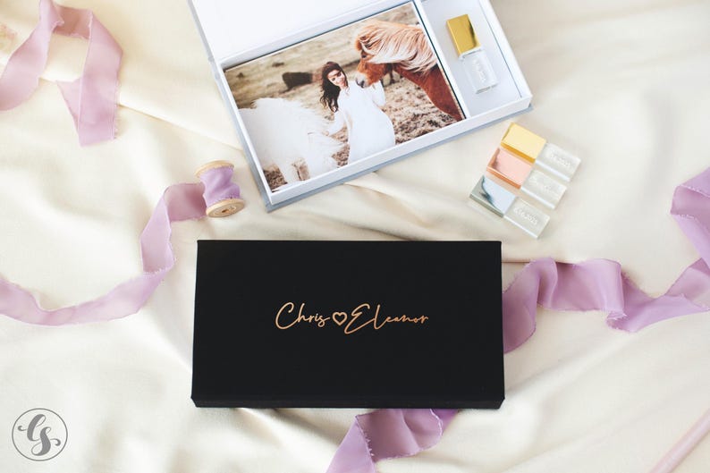 Custom Photo Box with USB Engraved, Print Box and USB Drive, 4x6 Photo Box with USB Slot, 5x7 Photo Box image 7