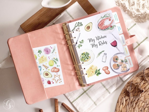 Personalized Cookbook Binder, Custom Recipe Journal, Godmother Gift. Mom Gifts From Daughter