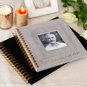 Memorial Guest Book for Funeral, Celebration of Life GuestBook, Condolence Album In Loving Memory, Funeral Guest Book
