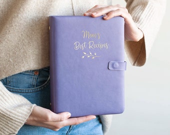 Custom Recipe Book for Mom Mothers Day Gifts Family Cookbook Binder Personalized Recipe Journal Birthday Gift For Mom