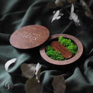 Wooden Box with USB Stick, Custom USB Box Engraved, Wedding Box and USB Drive