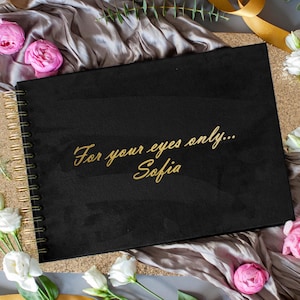 Bridal Boudoir Album Gift for My Husband, For Your Eyes Only Album Wedding Gift for My Groom. Boudoir Photo Album