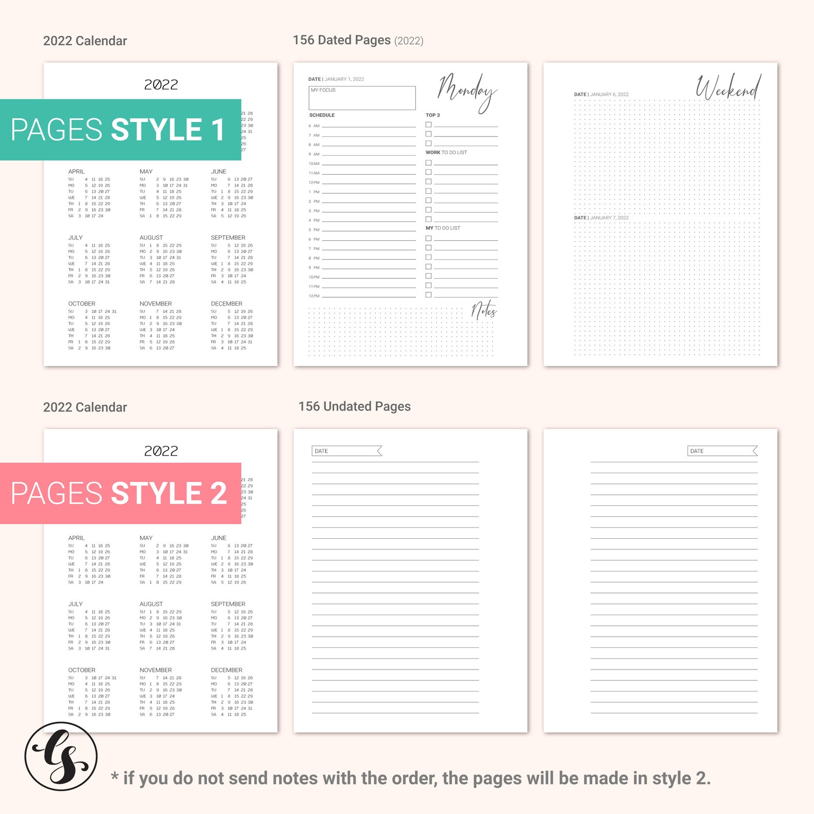 Custom Planner Binder Mini Planner A6 Personalized Diary Etsy