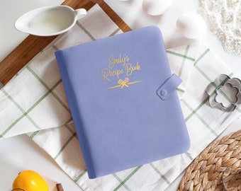 Personalized recipe book binder, custom cookbook for Mom, recipe keepsake, recipe organizer Mother's Day gift