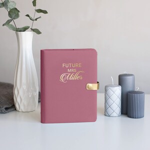 Personalised Wedding Planner Book Bride Gift Personalized Wedding Planning  Book Gift for Her Wedding Organiser Engagement Gift 