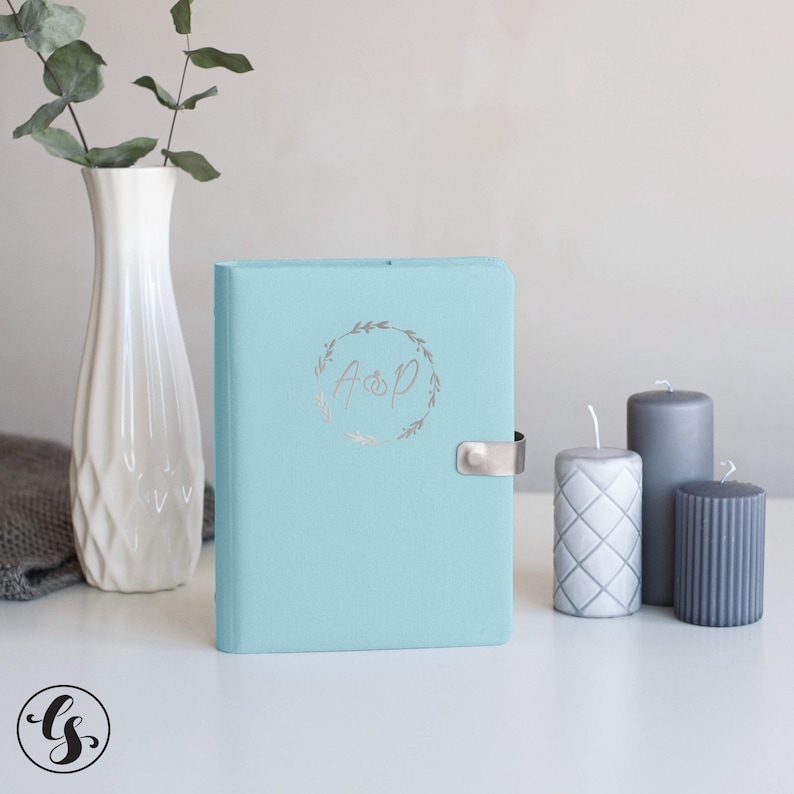 Personalized Wedding Planner Book, Wedding Journal Organizer Book