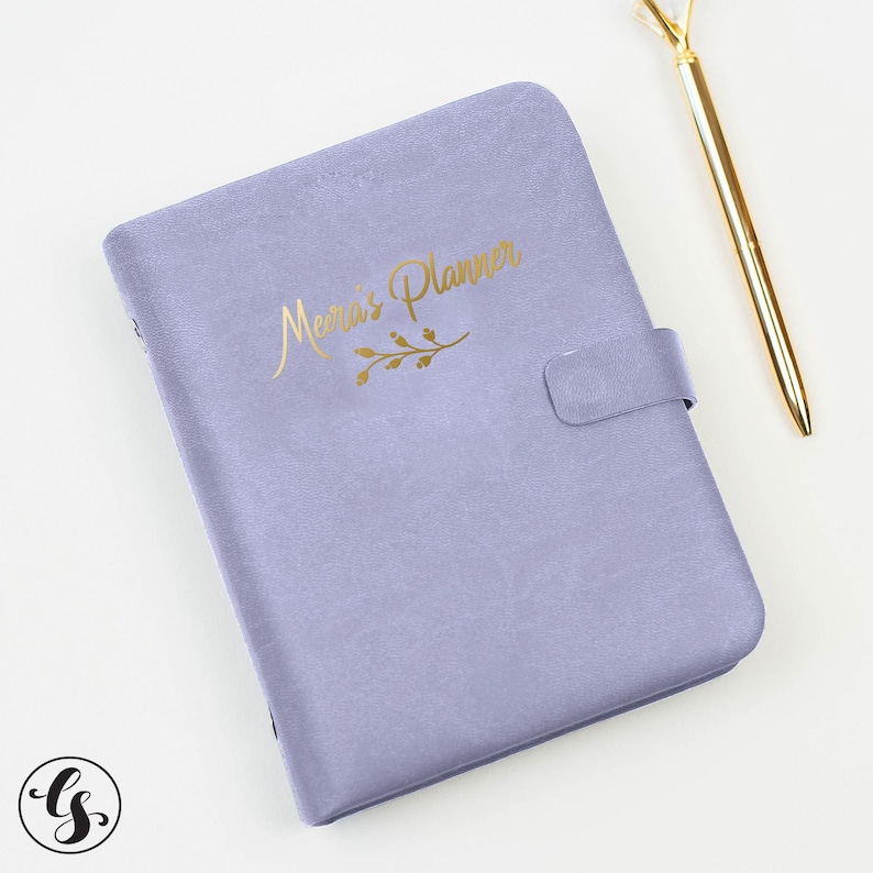 Custom Planner Binder, Mini Planner A6, Personalized Planner 2026-2027 For Wife Woman gift for her, Weekly Planner