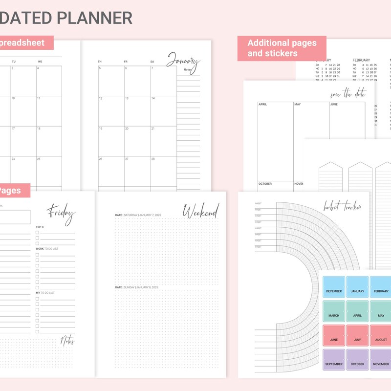 Planner Refill - Etsy