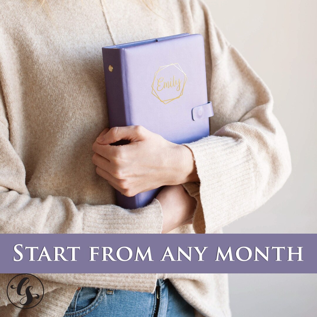 Planner Binder Personalized Diary 20232024 Academic Planner Etsy