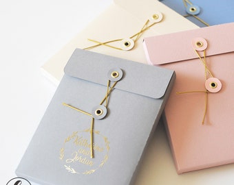 Personalized envelopes, photo envelopes for prints 4x6, 5x7, 6x8, wedding envelopes custom photo box