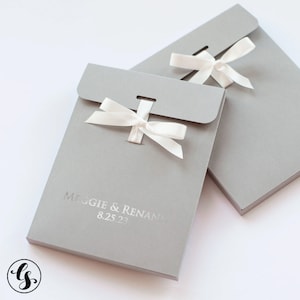 Enveloppe photo avec ruban, boîte d'impressions 4 x 6, 5 x 7, 6 x 8, boîte photo personnalisée, boîte de mariage pour photographie