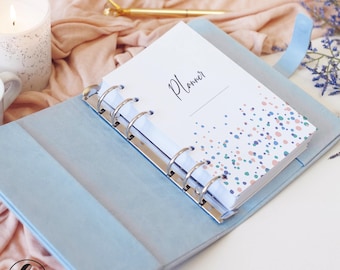 2026-27 year Planner Organiser, Monogram Daily Weekly Planner, Refillable Planner birthday gift for daughter