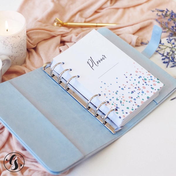 2026-27 year Planner Organiser, Monogram Daily Weekly Planner, Refillable Planner birthday gift for daughter