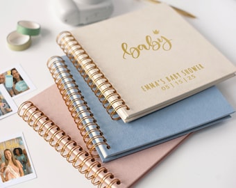 Baby Shower Guest Book Polaroid Album – Advice Book for Parents, Baby Shower Memory Book, Personalized Guestbook Alternative for Baby Shower