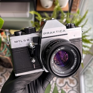 Nice! Tested with Film! Camera Praktica MTL5B + Lens Pentacon 1.8/50mm - 35mm Film Camera