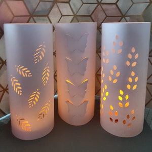 Papercut Template - Paper Lanterns - set of three designs - instant download