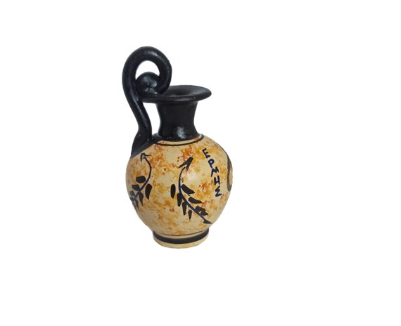 Ancient Greek Amphora Vase Museum Replica Handmade