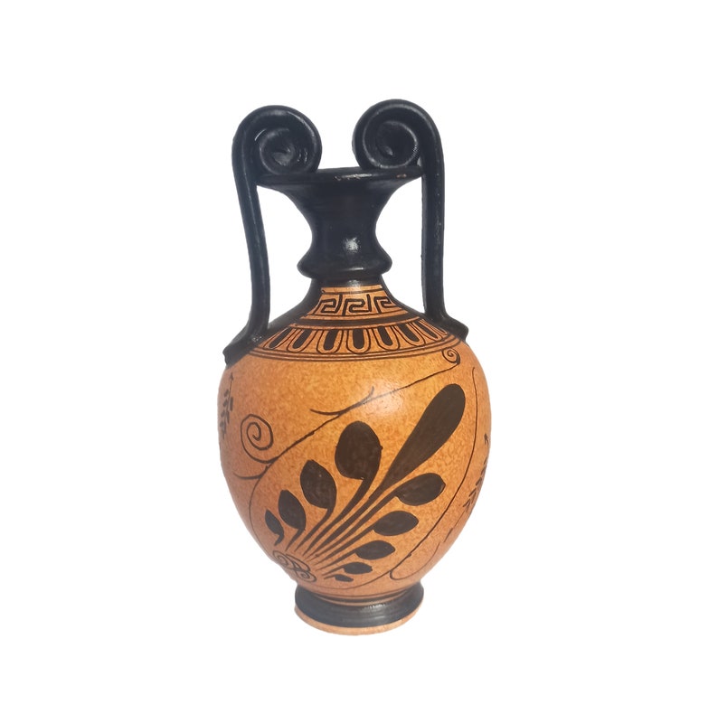 Ancient Greek Amphora Vase Museum Replica Handmade