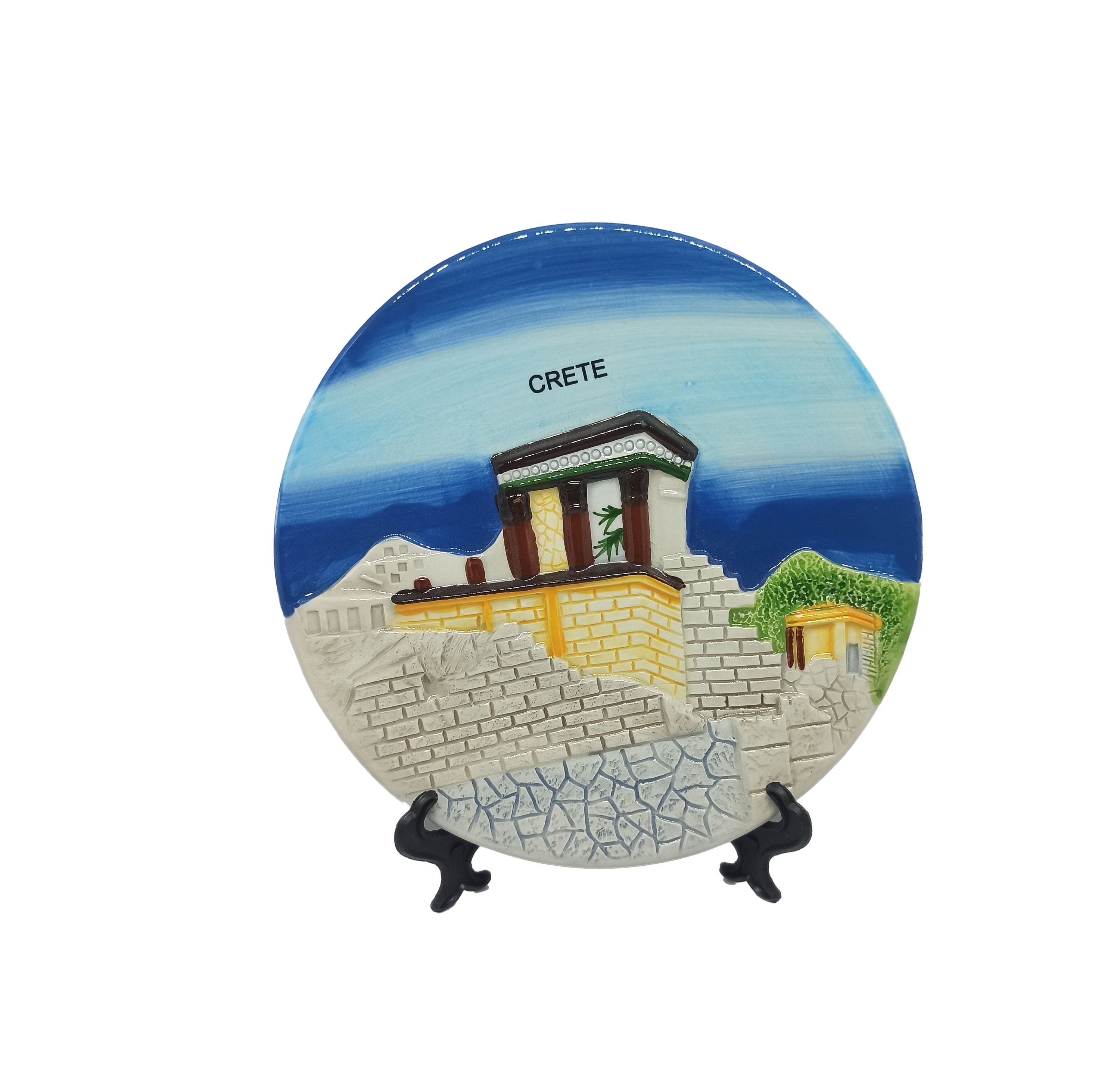 Art & Collectibles Decorative wall Plate Athens Greece with Base and