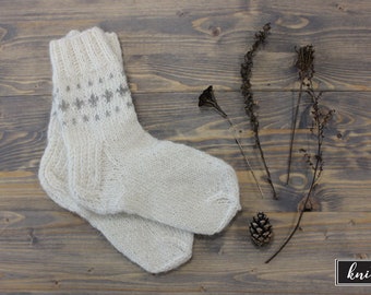 Wool Socks, Handmade naturtal wool socks, a warm welcome from Latvia!